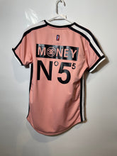 Load image into Gallery viewer, Bleecker And Mercer Mens Multicolor Short Sleeve Money No 5 Jersey Size S
