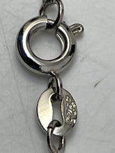 Load image into Gallery viewer, Women's Silver-Tone Interlocking Pattern Chain Necklace (NCL)
