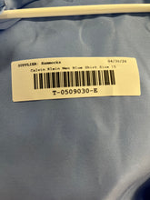 Load image into Gallery viewer, Calvin Klein Mens Blue Infinite Non-Iron Slim Fit Stretch Dress Shirt Size 15

