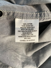 Load image into Gallery viewer, INC International Concepts Mens Gray Cotton Long Sleeve Button-Up Shirt Size M
