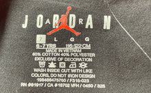 Load image into Gallery viewer, Air Jordan Kids Black Short Sleeve Crew Neck Pullover T-Shirt Size 6-7 Years
