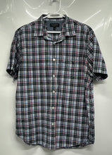 Load image into Gallery viewer, Banana Republic Mens Multicolor Short Sleeve Standard Fit Button-Up Shirt Size L
