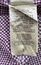 Load image into Gallery viewer, Authentic Burberry Brit Mens Red Gingham Cotton Long Sleeve Button-Up Shirt Sz S
