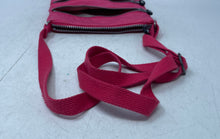 Load image into Gallery viewer, Kipling Womens Pink Adjustable Strap Outer Pockets Zip Top Lined Crossbody Bag
