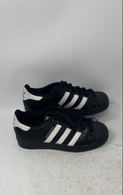 Load image into Gallery viewer, Adidas Unisex Kids Superstar B23642 Black Low Top Lace-Up Sneaker Shoes Size 3.5
