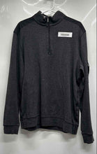Load image into Gallery viewer, Bugatchi Uomo Mens Gray Long Sleeve Mock Neck 1/4 Zip Pullover Sweater Size L
