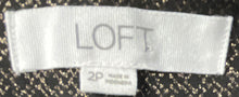 Load image into Gallery viewer, Loft Womens Black Gold Geometric The Riviera Slim Fit Ankle Pants Size 2P
