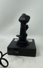 Load image into Gallery viewer, Thrustmaster Black Top Gun PC Game Wired Joystick Controller Not Tested
