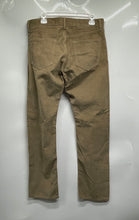 Load image into Gallery viewer, Banana Republic Mens Brown Cotton Ribbed Pockets Straight Leg Jeans Size 33x32
