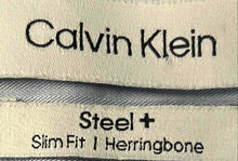 Load image into Gallery viewer, Calvin Klein Mens Baby Blue Cotton Slim Fit Long Sleeve Dress Shirt Size 16 1/2
