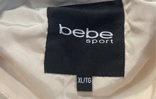 Load image into Gallery viewer, Bebe Sport Womens Beige Long Sleeve Full-Zip Hooded Puffer Jacket Size XL/TG
