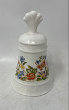 Load image into Gallery viewer, Antique Aynsley The Danbury Mint White Floral Print Collectible Porcelain Bell
