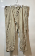 Load image into Gallery viewer, Calvin Klein Mens Beige Cotton Flat Front Straight Leg Chino Pants Size 40x32
