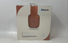 Load image into Gallery viewer, RLX RLX-100 Peach Foldable Function Bluetooth Stereo Headset Factory Sealed
