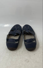 Load image into Gallery viewer, Clarks Womens Haley Stork Blue Leather Slip-On Sneaker Shoes Size 8 M
