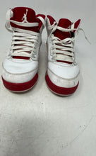 Load image into Gallery viewer, Nike Kids Air Jordan 5 440892-106 White Red Lace-Up Sneaker Shoes Size 5.5Y
