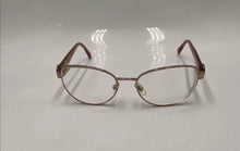 Load image into Gallery viewer, Authentic Versace Women's Silver-Tone Brown Frame Crystal Glasses
