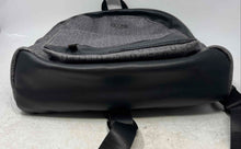 Load image into Gallery viewer, Guess Womens Black Gray Monogram Print Adjustable Shoulder Strap Backpack
