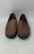 Load image into Gallery viewer, Von Wellx Mens Brown Leather Slip-On Round Toe Loafer Shoes Size EUR 40
