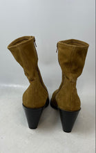 Load image into Gallery viewer, Zara Womens Brown Pointed Toe Side Zip Block Heel Ankle Booties Size EUR 40
