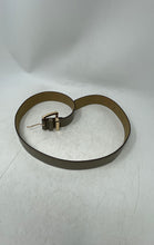 Load image into Gallery viewer, Michael Kors Womens MKB533797C Gray Brown Leather Adjustable Belt Size L
