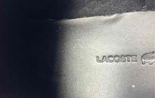 Load image into Gallery viewer, Lacoste Mens Black White Low Top Lace-Up Sneaker Shoes Size 9.5

