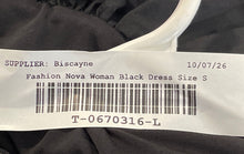 Load image into Gallery viewer, Fashion Nova Womens Black Long Sleeve Mini Dress Size Small With Tag
