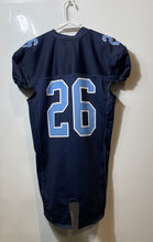 Load image into Gallery viewer, Russell Athletic Mens Blue Short Sleeve Panthers #26 Football Jersey Size Medium
