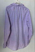 Load image into Gallery viewer, Banana Republic Mens Purple Long Sleeve Non-Iron Classic Fit Dress Shirt Size M
