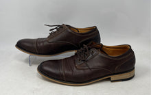 Load image into Gallery viewer, Jousen Milan Mens AMY9013 Brown Leather Cap Toe Lace-Up Oxford Dress Shoes Sz 9

