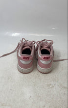 Load image into Gallery viewer, Nike Kids Dunk Low HV0930-100 Pink And White Leather Sneakers Shoes Size 12C
