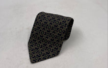 Load image into Gallery viewer, Giorgio Armani Mens Multicolor Geometric Print Silk Adjustable Long Designer Tie
