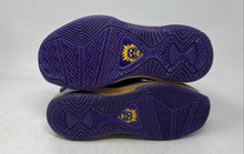 Load image into Gallery viewer, Nike Kids LeBron 8 Purple Yellow White Lace-Up Sneakers Shoes Size 4.5Y
