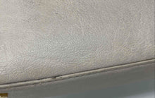 Load image into Gallery viewer, Authentic Madison West Womens Beige Bottom Studs Satchel Purse Stained

