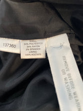 Load image into Gallery viewer, Ann Taylor Womens Black Striped Flat Front Straight Leg Trouser Pants Size 10
