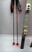 Load image into Gallery viewer, Dynastar Black And Gray Professional Winter Sports Skis Set With Poles
