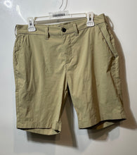 Load image into Gallery viewer, Express Mens Beige Stretch Flat Front Slim Above The Knee 9" Chino Shorts Sz 31
