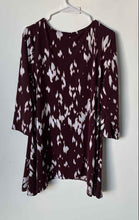 Load image into Gallery viewer, Alfani Womens Multicolor Printed 3/4 Sleeve Boat Neck Tunic Top Size 1X
