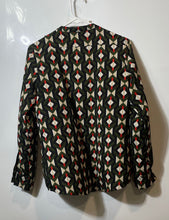 Load image into Gallery viewer, Calvin Klein Womens Multicolor Printed Long Sleeve Pockets Button-Up Shirt Sz XS
