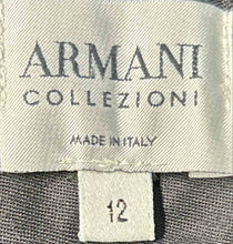 Load image into Gallery viewer, Armani Collezioni Womens Black Pockets Straight Leg Dress Pants Size 12
