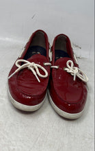 Load image into Gallery viewer, Cole Haan Womens Nantucket W05748 Red Patent Leather Boat Shoes Size 8 1/2B
