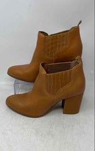 Load image into Gallery viewer, Kelsi Dagger Womens Brooklyn Brown Leather Pull-On Block Heels Ankle Boots 8.5
