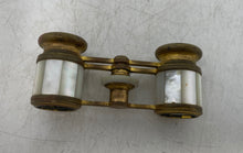 Load image into Gallery viewer, Vintage HSPT Optics Mother Of Pearl Compact Binoculars With Case
