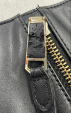 Load image into Gallery viewer, Authentic Love Moschino Womens Black Double Handle Tote Handbag Damaged Zip
