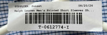 Load image into Gallery viewer, Ralph Lauren Mens Blue Printed Short Sleeves Button-Up Shirt Size XXL
