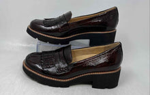 Load image into Gallery viewer, Naturalizer Womens Black Dark Burgundy Leather Round Toe Loafer Shoes Size 6.5 M
