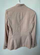 Load image into Gallery viewer, Zara Womens Light Pink Long Sleeve Notch Collar Pockets One-Button Blazer Size 4
