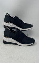 Load image into Gallery viewer, Michael Kors Womens Felix Black Low Top Slip-On Sneaker Shoes Size 10M
