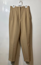 Load image into Gallery viewer, Zara Womens Brown Pleated Front Slash Pockets Straight Leg Dress Pants Size XS
