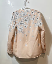 Load image into Gallery viewer, Calvin Klein Womens Pink Floral Flap Pocket Long Sleeve Button-Up Shirt No Size
